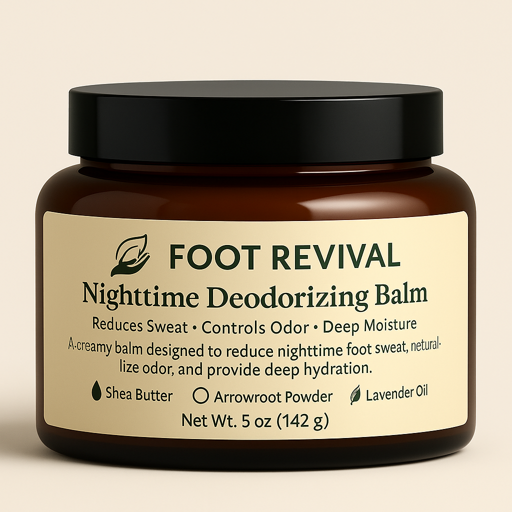 Foot Revival Nighttime Lotion – Deodorizing Foot Balm