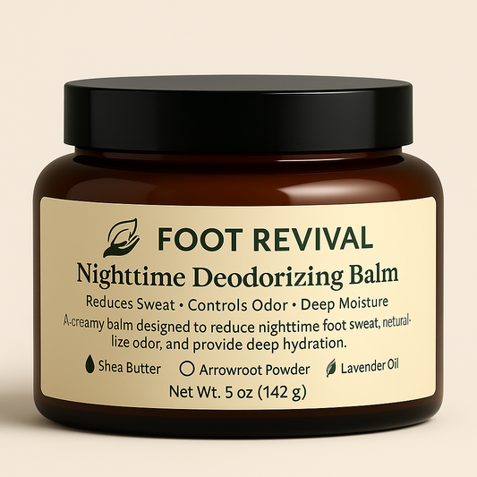 Foot Revival Nighttime Lotion – Deodorizing Foot Balm